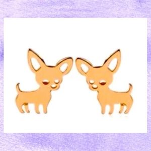 New!! Stainless Steel Chihuahua Earrings!